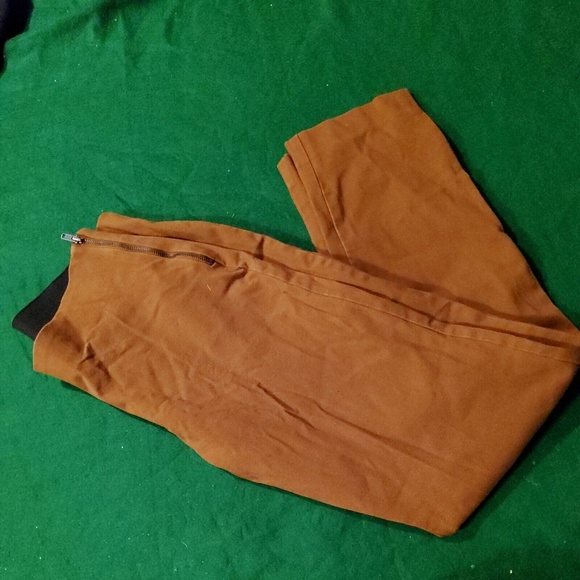 A New Day burnt Orange Cropped Pants Size 2 - Picture 1 of 7